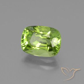 9,17 ctw natürlicher Lebendiges grün Peridot, Kissen, VVS-VS