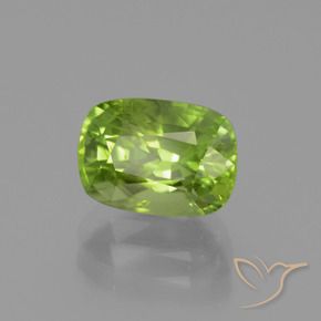 9,17 ctw natürlicher Mittelgrün Peridot, Kissen, VS