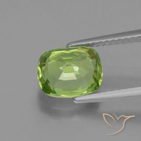 9,17 ctw natürlicher Mittelgrün Peridot, Kissen, VS