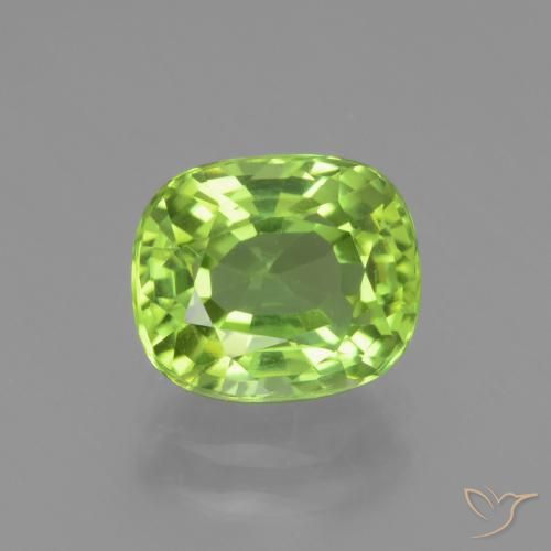 2.26ct Natürlicher Lebendiges grün Peridot, Kissen, VS