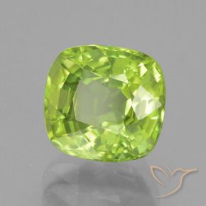 9,17 ctw natürlicher Leichtes lebendiges Grün Peridot, Kissen, VS