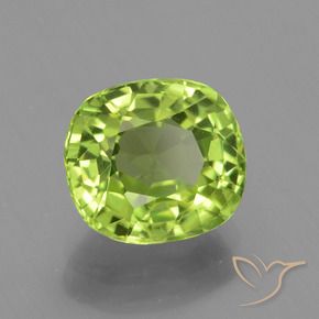 9,17 ctw natürlicher gelblich-grün Peridot, Kissen, VS