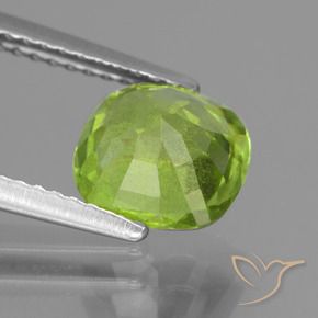 9,17 ctw natürlicher gelblich-grün Peridot, Kissen, VS