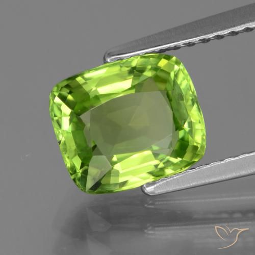 9,17 ctw natürlicher Lebendiges grün Peridot, Kissen, VS