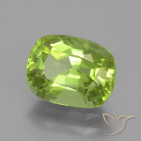 9,17 ctw natürlicher Mittelgrün Peridot, Kissen, VS