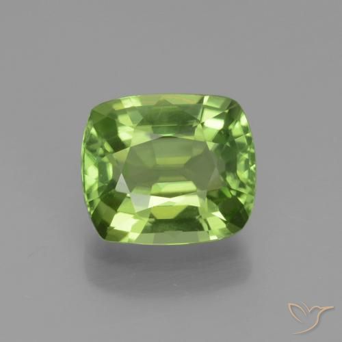 2.09ct Natürlicher Lebendiges grün Peridot, Kissen, VS