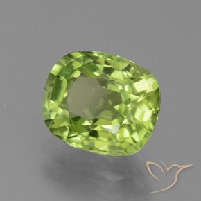 9,17 ctw natürlicher Mittelgrün Peridot, Kissen, VS