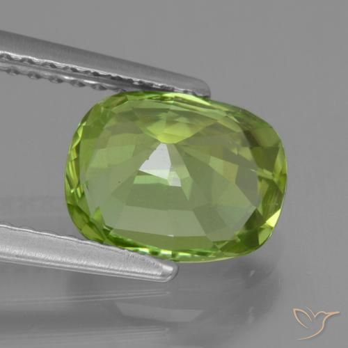 9,17 ctw natürlicher Mittelgrün Peridot, Kissen, VS
