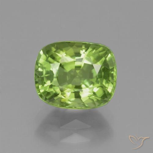 9,17 ctw natürlicher gelblich-grün Peridot, Kissen, VS