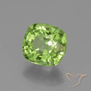 9,17 ctw natürlicher gelblich-grün Peridot, Kissen, VVS-VS