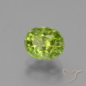 9,17 ctw natürlicher Lebendiges grün Peridot, Oval, VS