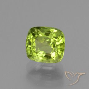 9,17 ctw natürlicher Mittelgrün Peridot, Kissen, VS