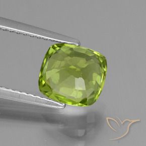 9,17 ctw natürlicher Mittelgrün Peridot, Kissen, VS
