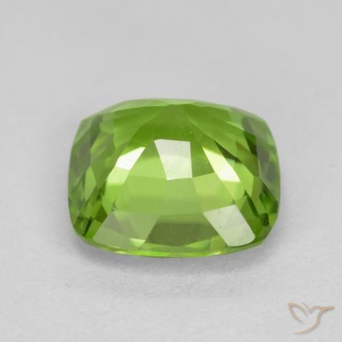 9,17 ctw natürlicher Mittelgrün Peridot, Kissen, VS