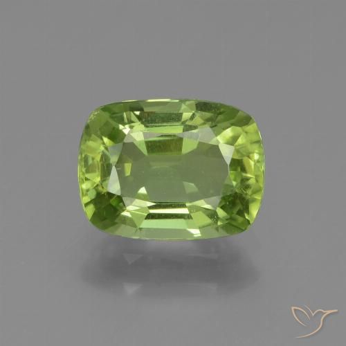 1.96ct Natürlicher Mittelgrün Peridot, Kissen, VS