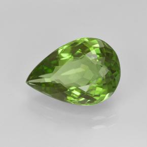 3,40 ctw natürlicher grüner Peridot, Birnenform, VS
