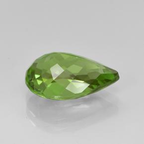 3,40 ctw natürlicher grüner Peridot, Birnenform, VS