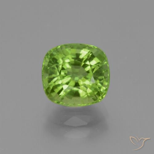 2.40ct Natürlicher Mittelgrün Peridot, Kissen, VS