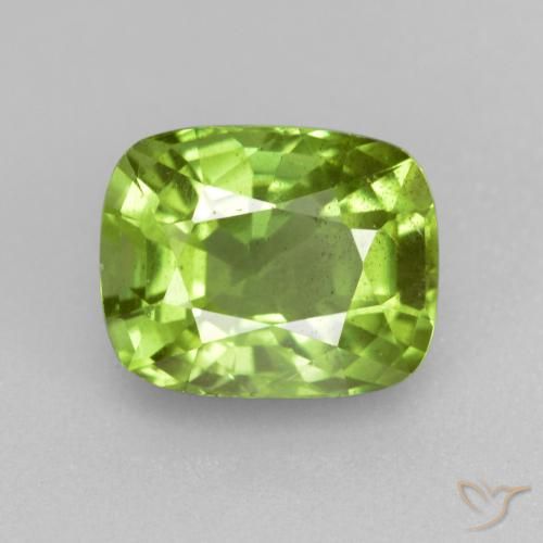 2.29ct Natürlicher gelblich-grün Peridot, Kissen, VS