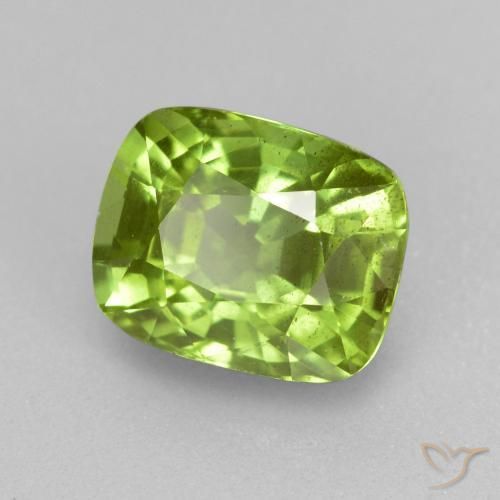 9,17 ctw natürlicher gelblich-grün Peridot, Kissen, VS