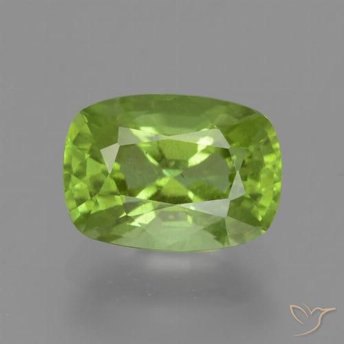 2.51ct Natürlicher Mittelgrün Peridot, Kissen, VS