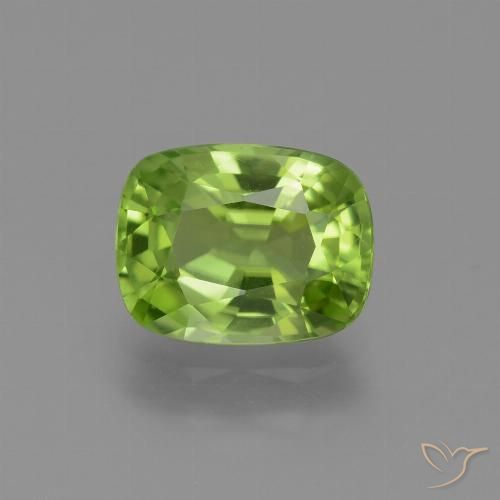 2.48ct Natürlicher Mittelgrün Peridot, Kissen, VS