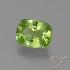 9,17 ctw natürlicher Mittelgrün Peridot, Kissen, VS