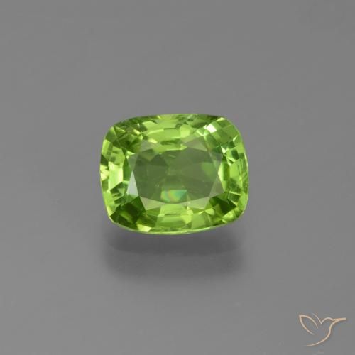 1.91ct Natürlicher Mittelgrün Peridot, Kissen, VS