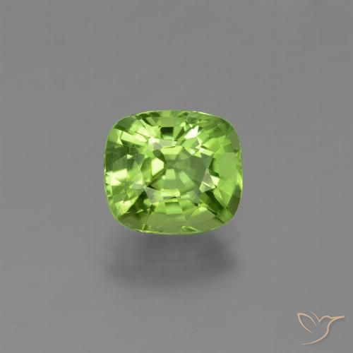 1.92ct Natürlicher Lebendiges grün Peridot, Kissen, VS
