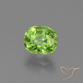9,17 ctw natürlicher Lebendiges grün Peridot, Kissen, VVS-VS