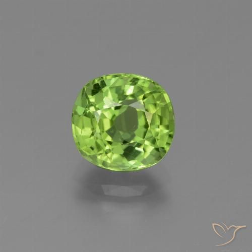 2.26ct Natürlicher Mittelgrün Peridot, Kissen, VS