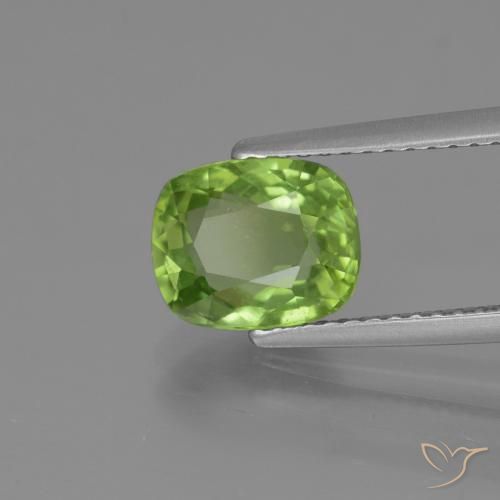 9,17 ctw natürlicher Mittelgrün Peridot, Kissen, VS