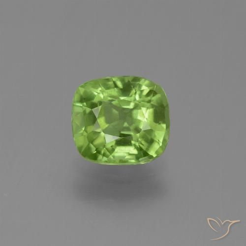 2.03ct Natürlicher Mittelgrün Peridot, Kissen, VS-SI