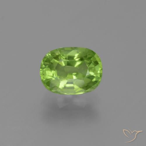 1.98ct Natürlicher Mittelgrün Peridot, Kissen, VVS-VS