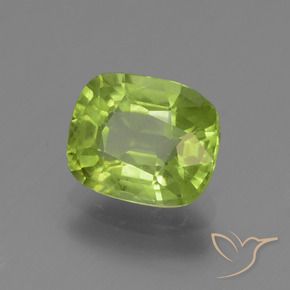 9,17 ctw natürlicher Leichtes lebendiges Grün Peridot, Kissen, VS-SI