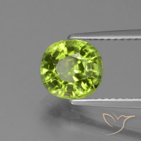 9,17 ctw natürlicher Leichtes lebendiges Grün Peridot, Oval, VS-SI