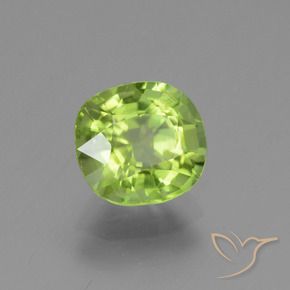 9,17 ctw natürlicher gelblich-grün Peridot, Kissen, VS