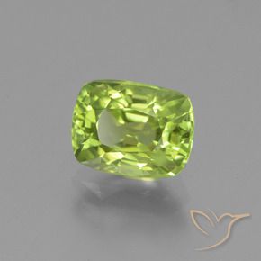 9,17 ctw natürlicher Mittelgrün Peridot, Kissen, VS