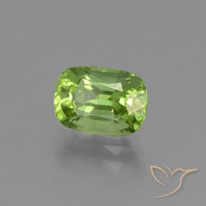 9,17 ctw natürlicher Mittelgrün Peridot, Kissen, VS