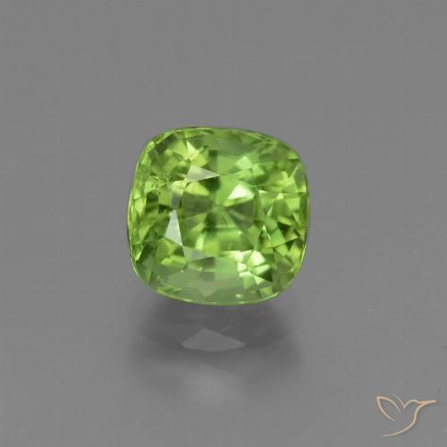 2.00ct Natürlicher Lebendiges grün Peridot, Kissen, VS