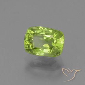 9,17 ctw natürlicher Leichtes lebendiges Grün Peridot, Kissen, VS