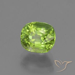 9,17 ctw natürlicher Mittelgrün Peridot, Kissen, VS