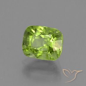 9,17 ctw natürlicher Mittelgrün Peridot, Kissen, VS-SI