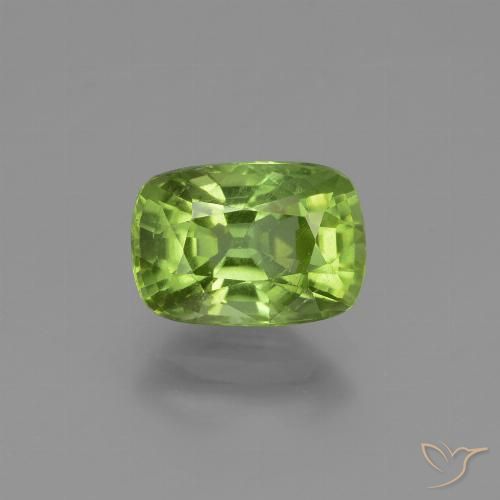 2.36ct Natürlicher Lebendiges grün Peridot, Kissen, VS