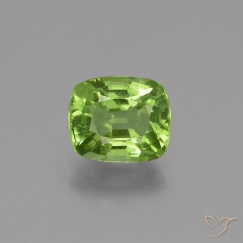 2.16ct Natürlicher Mittelgrün Peridot, Kissen, VS