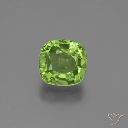2.00ct Natürlicher Lebendiges grün Peridot, Kissen, VS