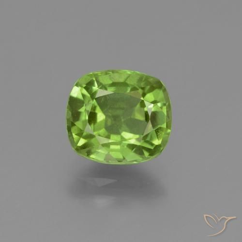 2.29ct Natürlicher Mittelgrün Peridot, Kissen, VS