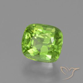 9,17 ctw natürlicher Mittelgrün Peridot, Kissen, VS