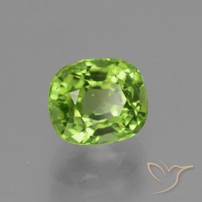 9,17 ctw natürlicher Lebendiges grün Peridot, Kissen, VVS-VS