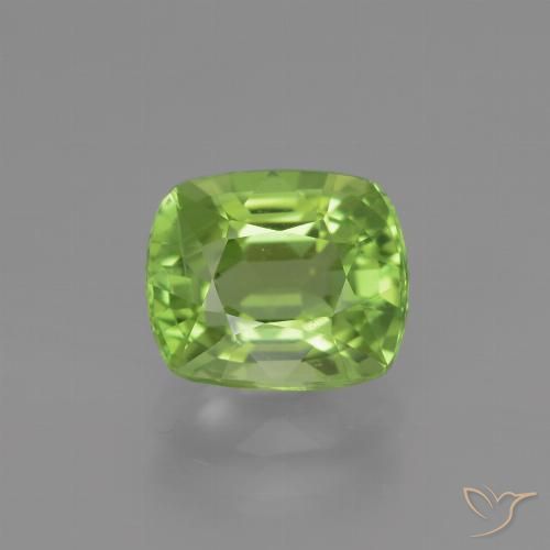 2.29ct Natürlicher Mittelgrün Peridot, Kissen, VS